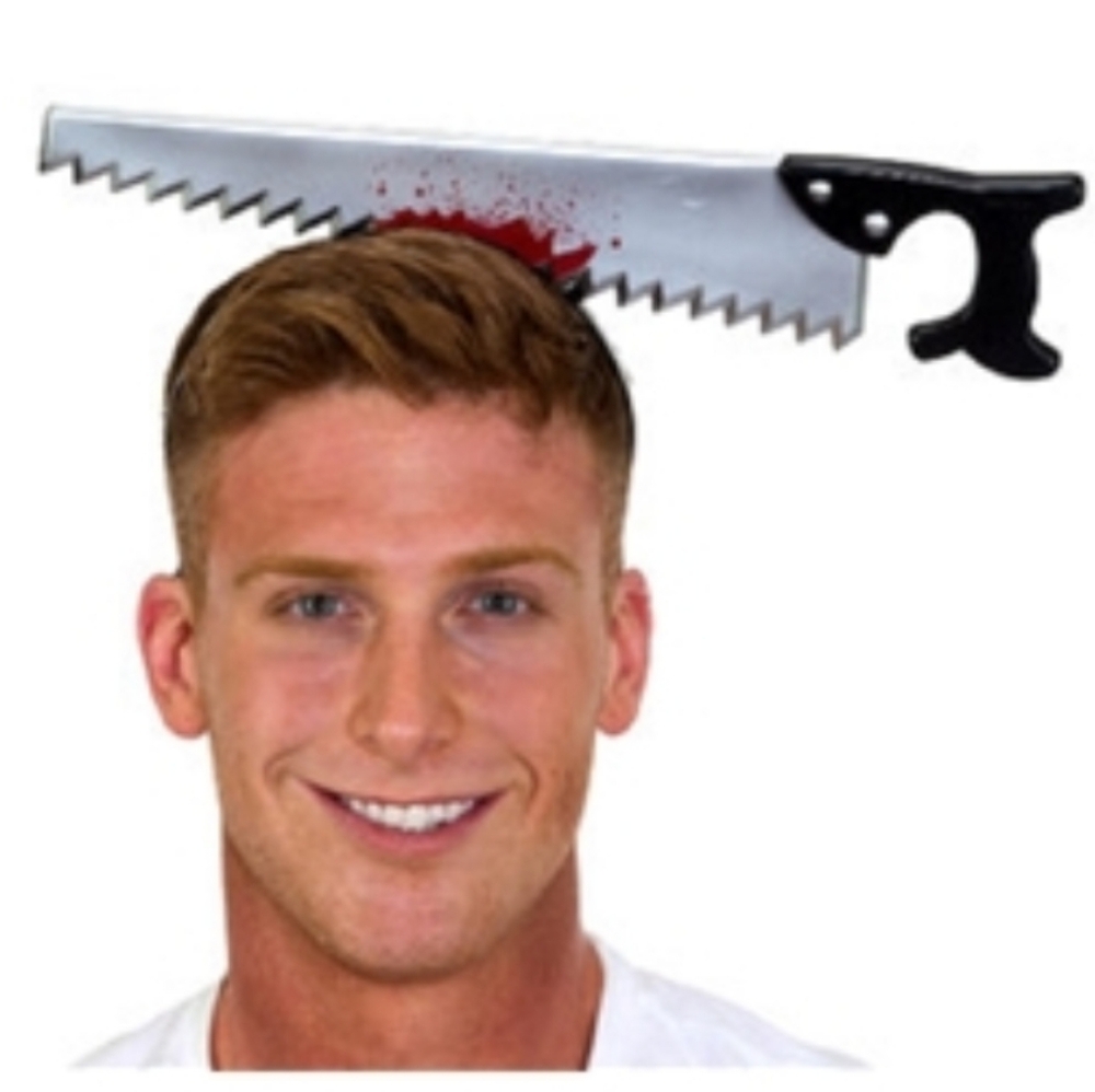 Bloody Saw 🪚 in the Head Headband Unisex NWT